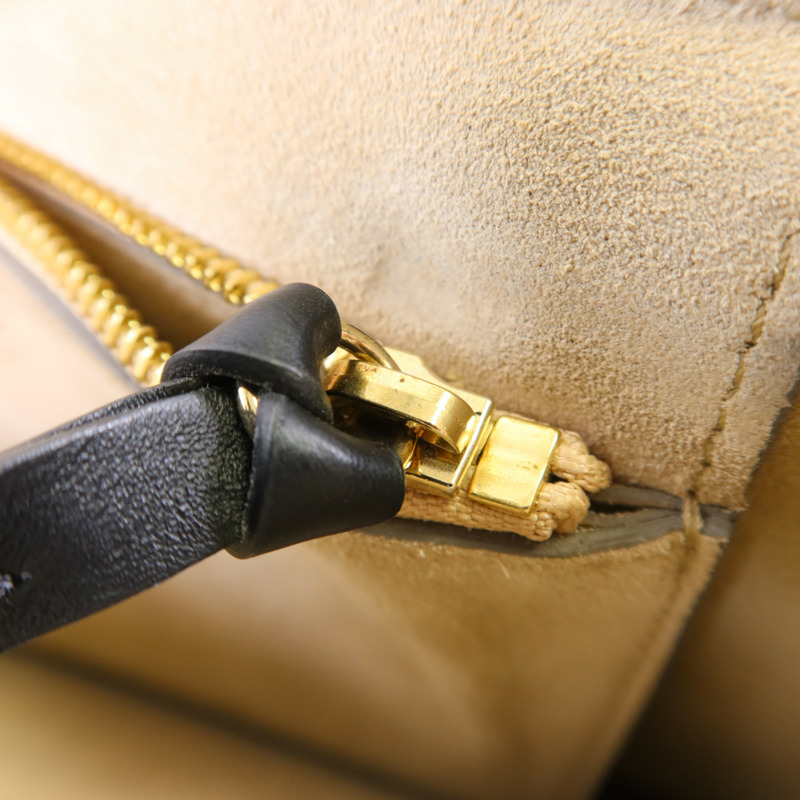 Chloe 牛皮皮革/麂皮皮革Faye金扣肩背袋-8