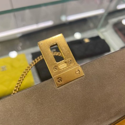 東區正精品㊣Chloe Drew 駝色全皮洞洞金扣小豬包斜背包 RZ3965-5