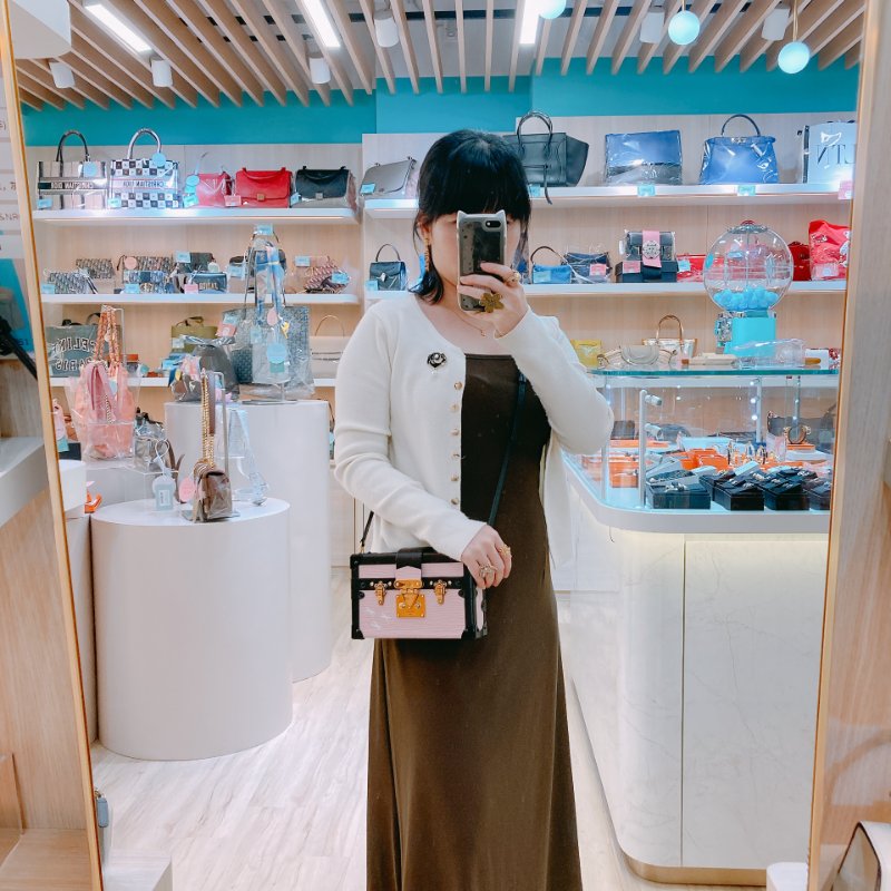 MS0471 LOUIS VUITTON 路易威登經典硬盒子樹皮紋/水波紋肩帶包包 Petite Malle Trunk Clutch Epi Calfskin-20