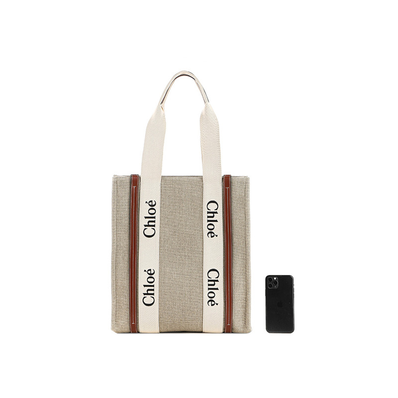 CHLOE 24SS 女士 Woody 手提包-16