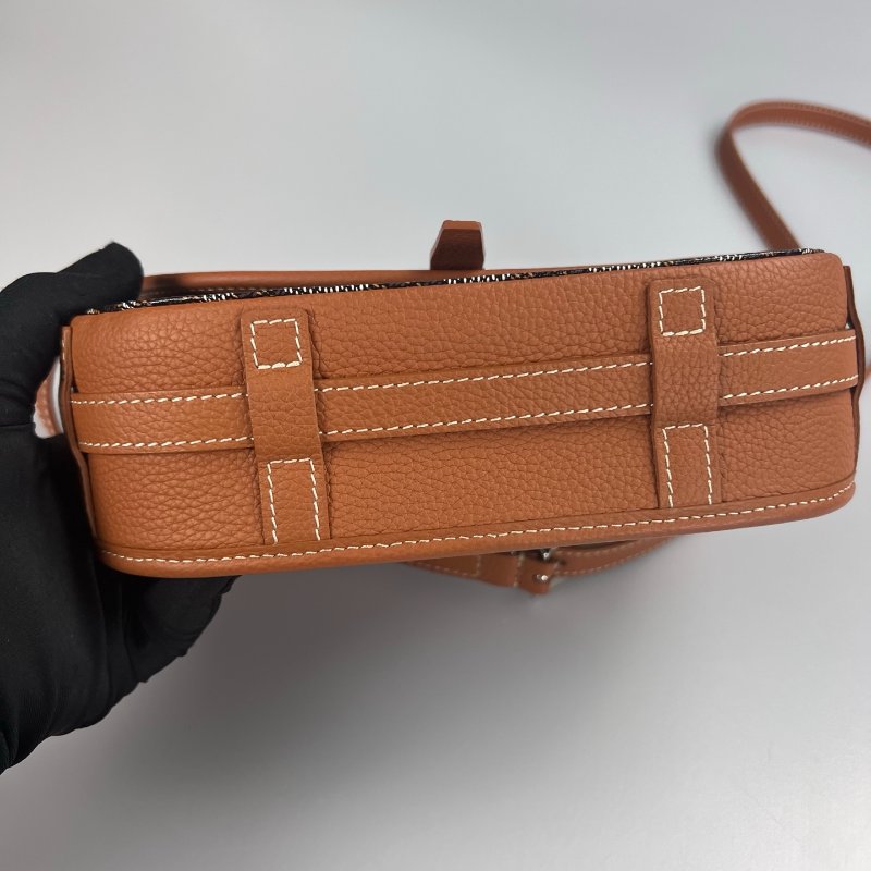 GOYARD   焦糖色經典老花馬鞍包-4