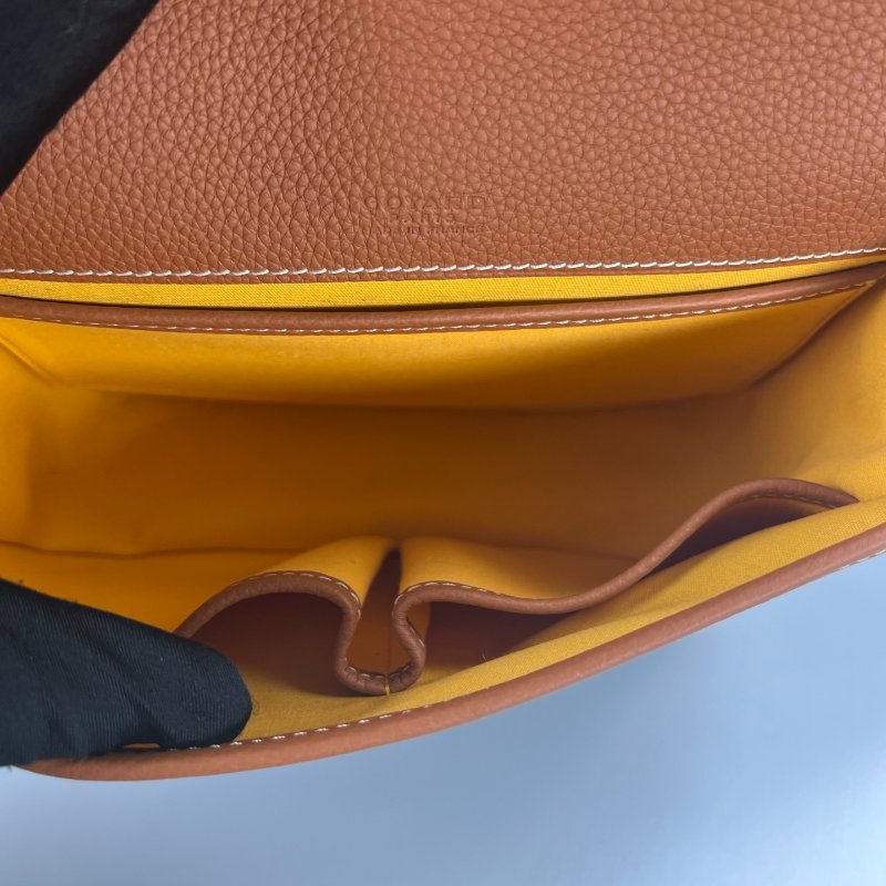 GOYARD   焦糖色經典老花馬鞍包-5