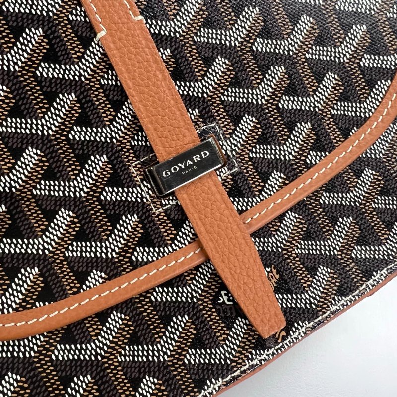 GOYARD   焦糖色經典老花馬鞍包-7