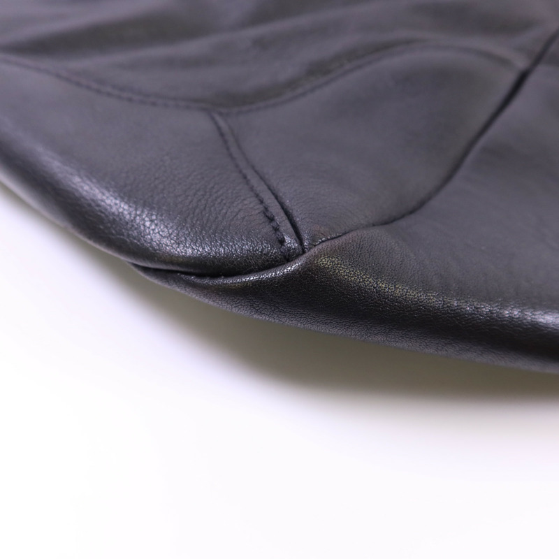 PRADA 牛皮皮革Shoulder Bag銀扣肩背袋-12