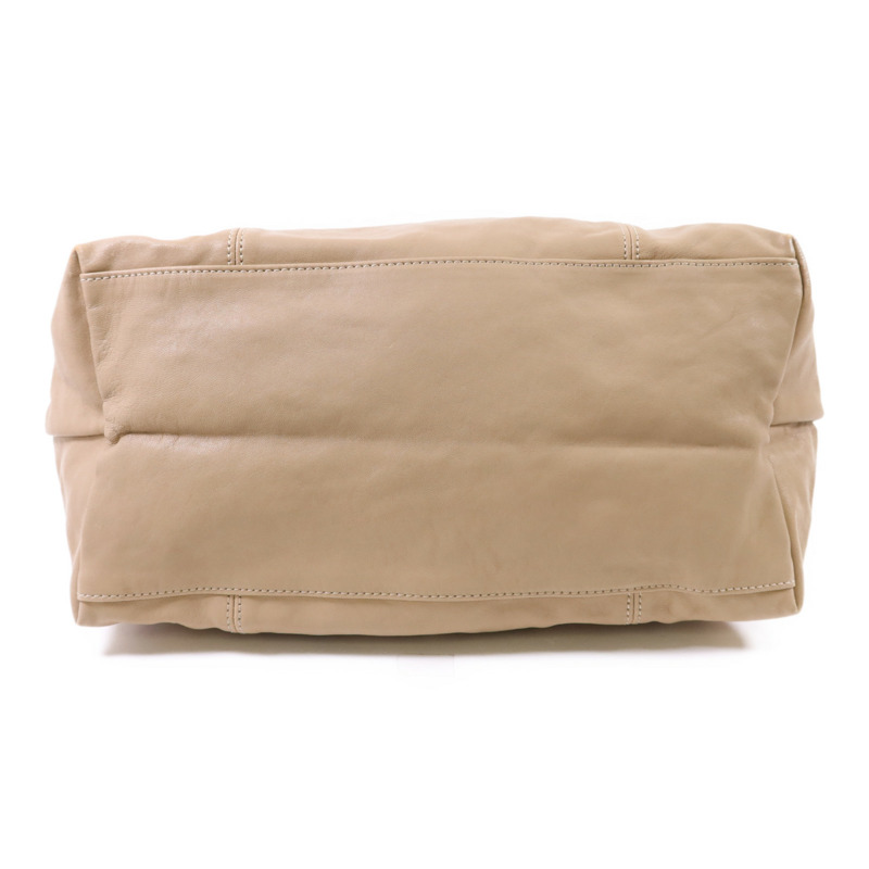 Longchamp 羊皮皮革Shoulder Bag銀扣肩背袋-3