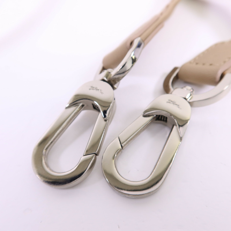 Longchamp 羊皮皮革Shoulder Bag銀扣肩背袋-10