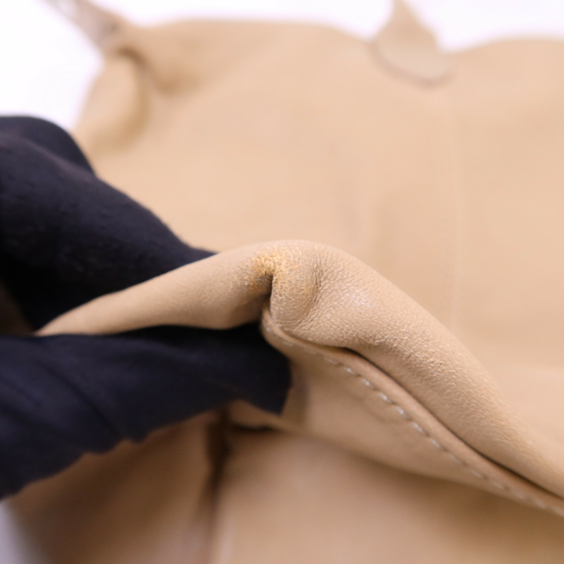 Longchamp 羊皮皮革Shoulder Bag銀扣肩背袋-12