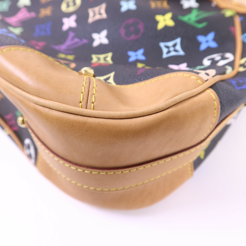 LOUIS VUITTON Monogram Multicolore Greta金扣肩背袋-13