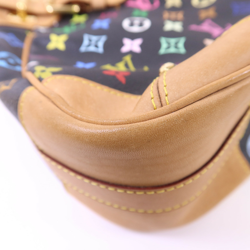 LOUIS VUITTON Monogram Multicolore Greta金扣肩背袋-14
