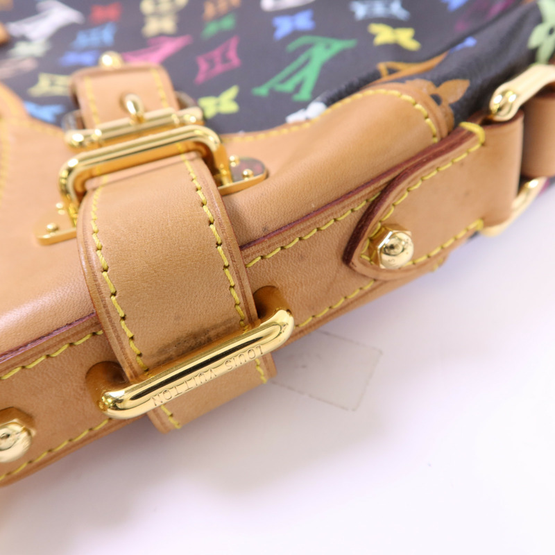 LOUIS VUITTON Monogram Multicolore Greta金扣肩背袋-23