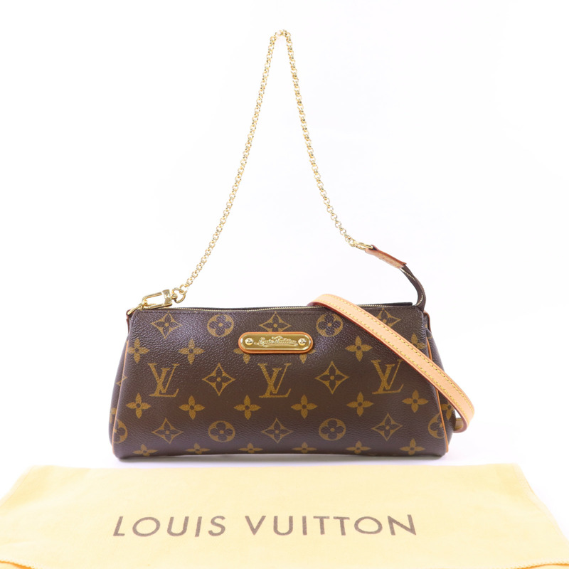 LOUIS VUITTON Monogram Eva金扣手挽肩背兩用袋-16