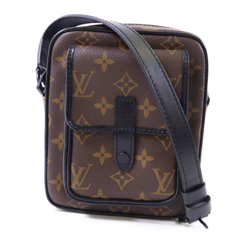 LOUIS VUITTON Monogram Macassar Christopher Wearable Wallet肩背袋