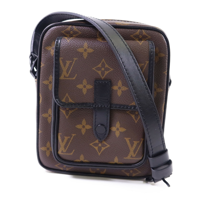 LOUIS VUITTON Monogram Macassar Christopher Wearable Wallet肩背袋-0