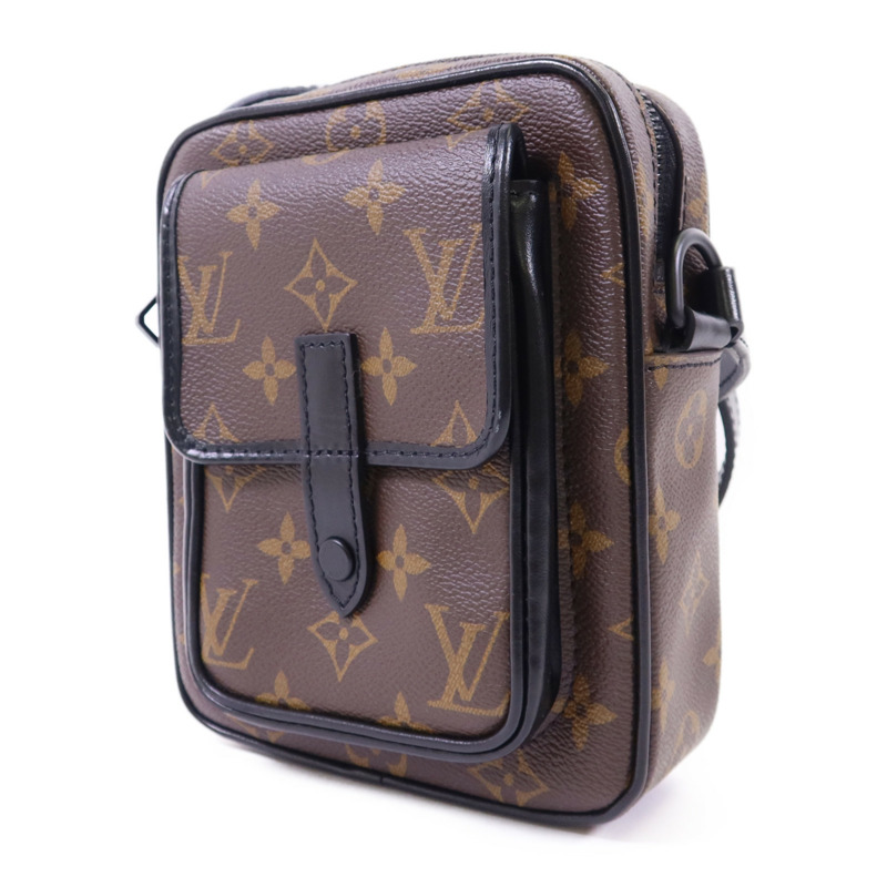 LOUIS VUITTON Monogram Macassar Christopher Wearable Wallet肩背袋-2
