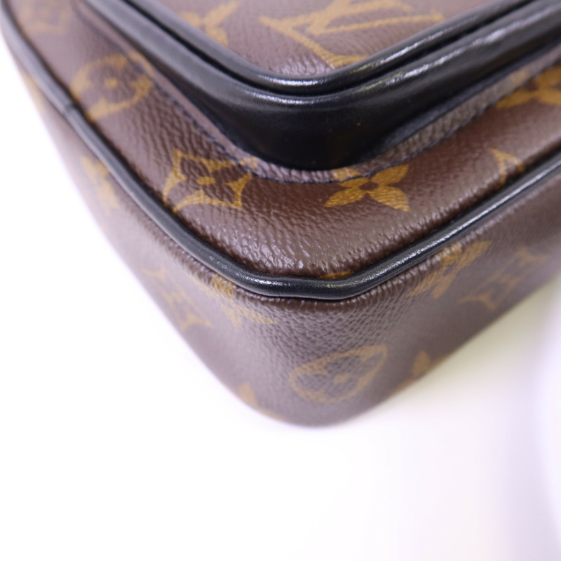 LOUIS VUITTON Monogram Macassar Christopher Wearable Wallet肩背袋-9
