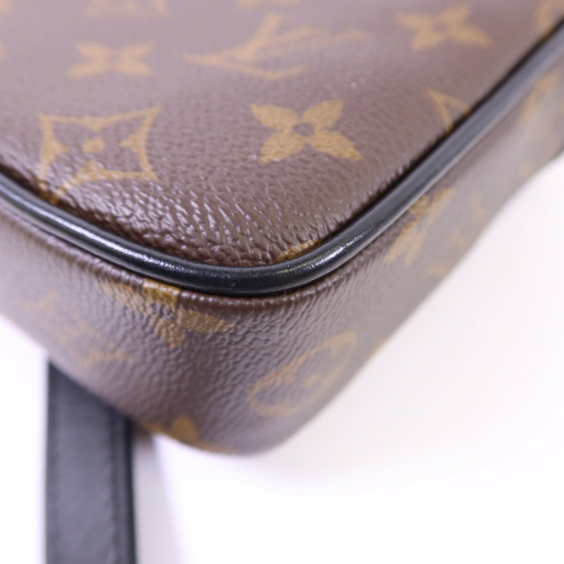 LOUIS VUITTON Monogram Macassar Christopher Wearable Wallet肩背袋-11