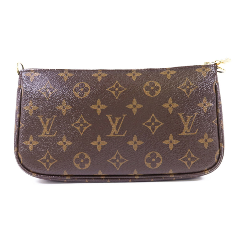 LOUIS VUITTON Monogram Multi Pochette Accessoires金扣肩背袋-3