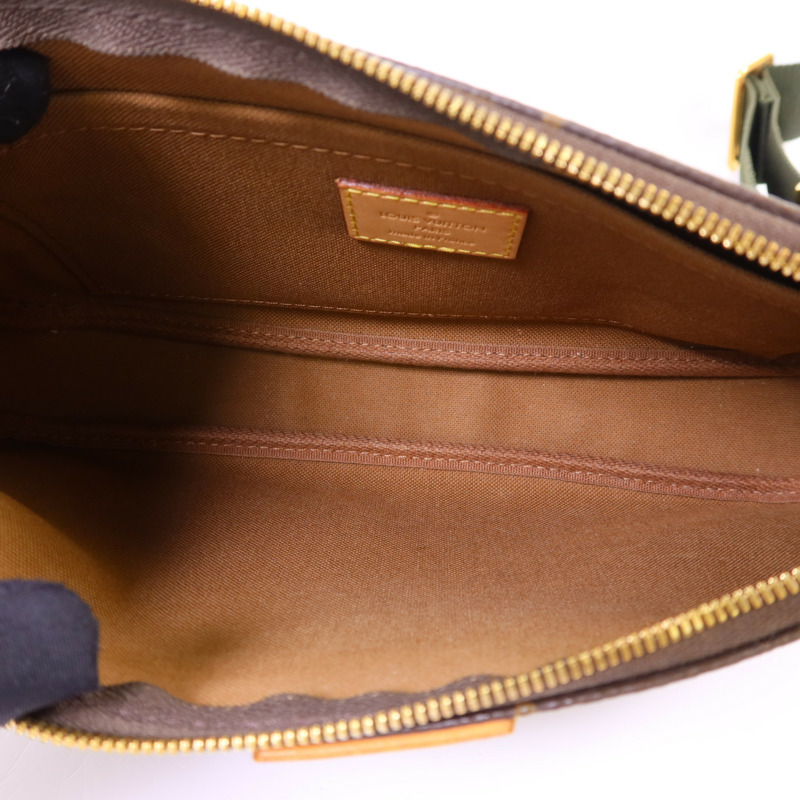 LOUIS VUITTON Monogram Multi Pochette Accessoires金扣肩背袋-6