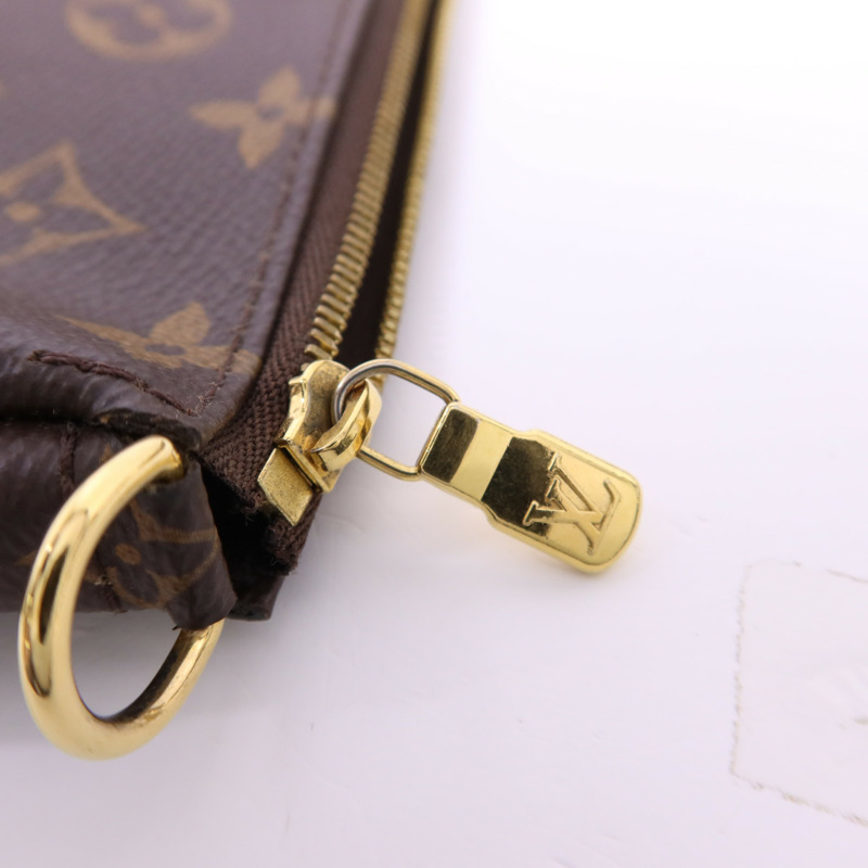 LOUIS VUITTON Monogram Multi Pochette Accessoires金扣肩背袋-13