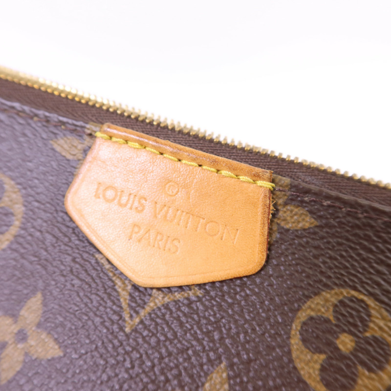 LOUIS VUITTON Monogram Multi Pochette Accessoires金扣肩背袋-27