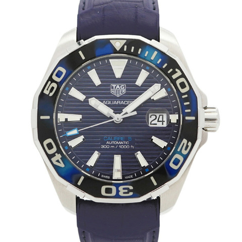 TAG Heuer Aquaracer WAY201P 藍色錶盤男士手錶
