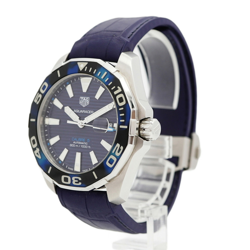 TAG Heuer Aquaracer WAY201P 藍色錶盤男士手錶-2