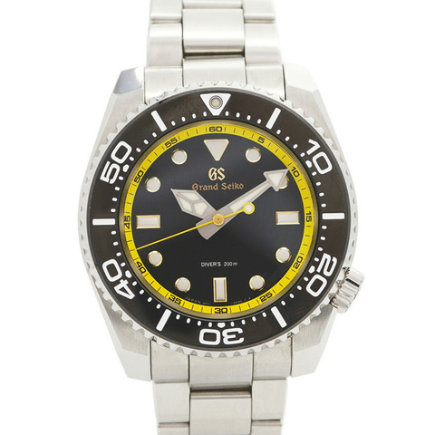 精工 Grand 9F61-0AM0 SBGX339 黑色錶盤男士腕錶