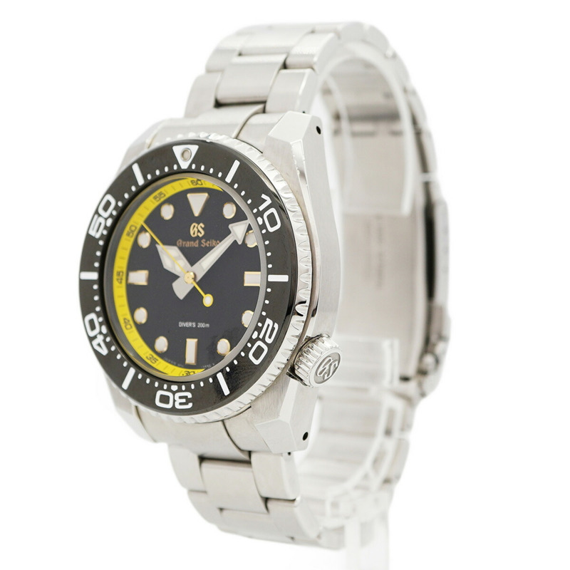 精工 Grand 9F61-0AM0 SBGX339 黑色錶盤男士腕錶-2