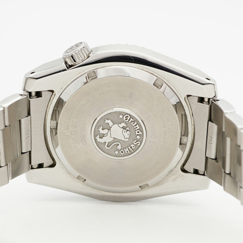 精工 Grand 9F61-0AM0 SBGX339 黑色錶盤男士腕錶-5