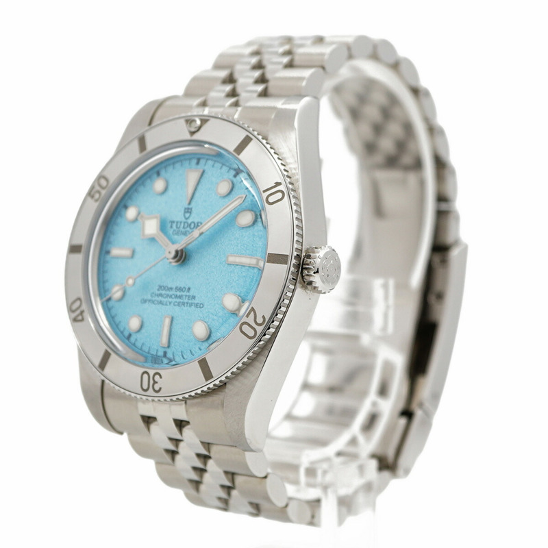 帝舵碧灣54 79000 藍色錶盤男士腕錶-2