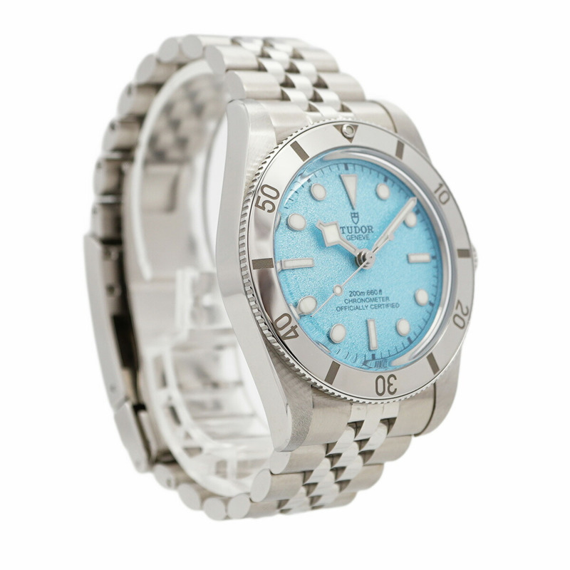 帝舵碧灣54 79000 藍色錶盤男士腕錶-3