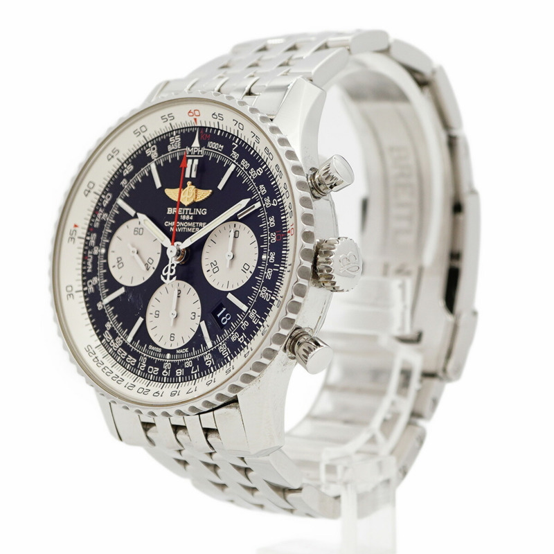 百年靈 Navitimer AB0120 黑色錶盤男士腕錶-2