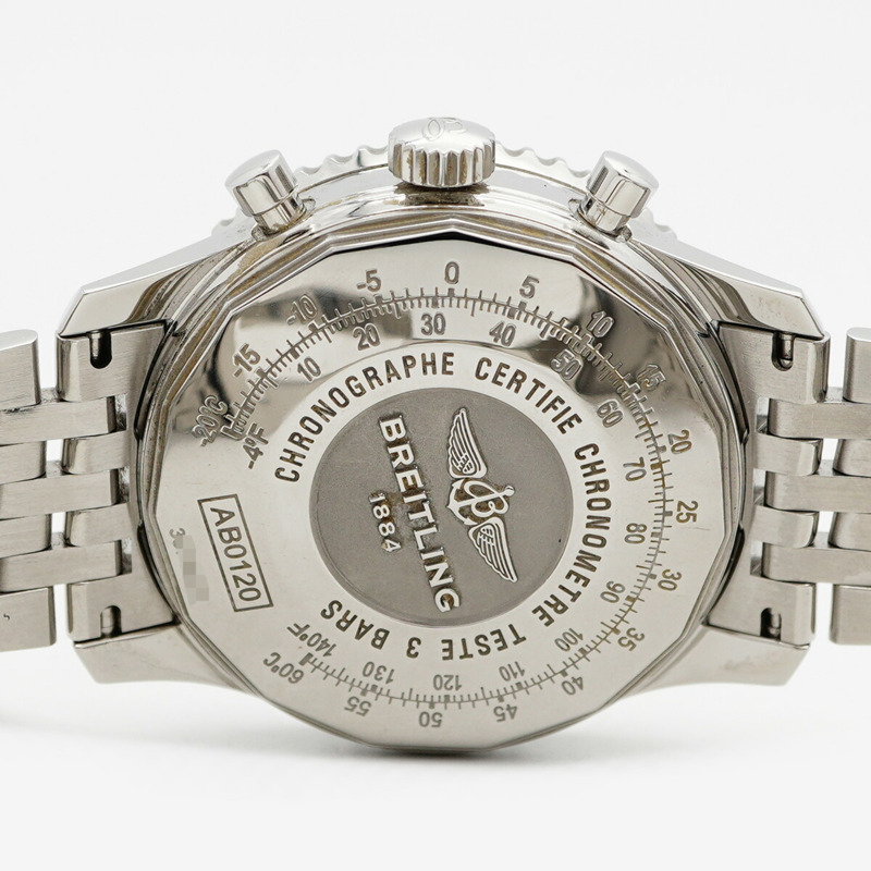 百年靈 Navitimer AB0120 黑色錶盤男士腕錶-5