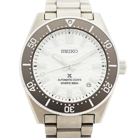 精工 Prospex SBDC213 銀色錶盤男士腕錶