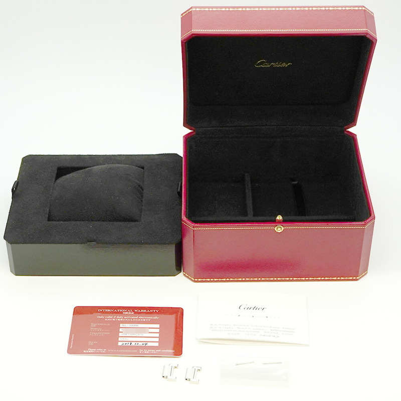 卡地亞 Tank Française SM WE110006 銀色錶盤小姐腕錶-1