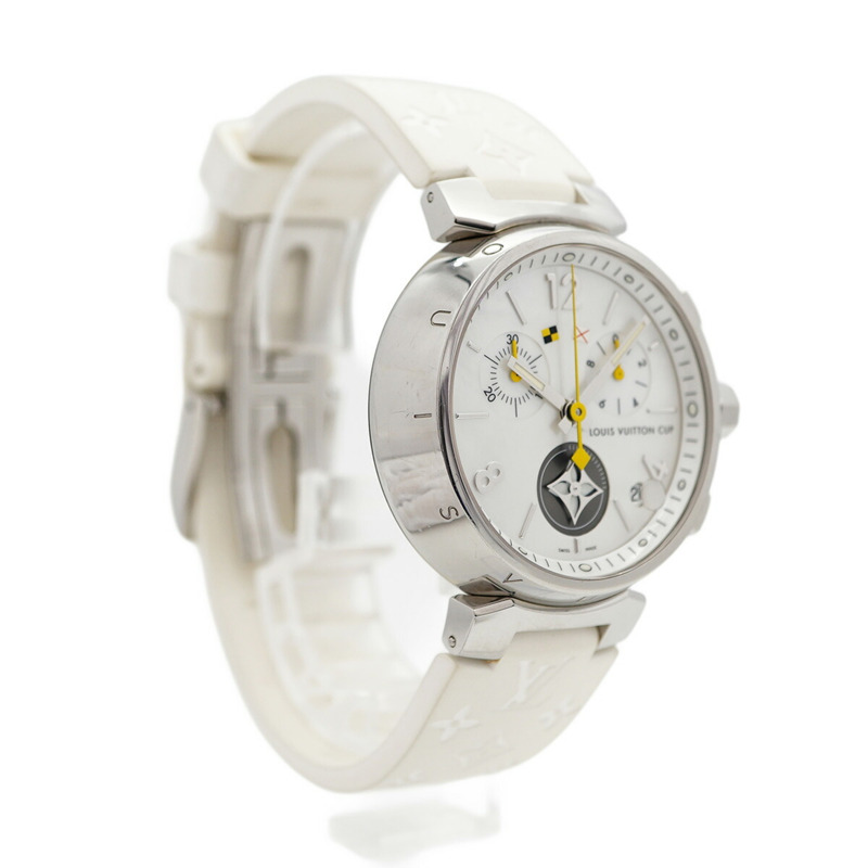 路易威登 Tambour Q11BA 白色錶盤男士腕錶-3