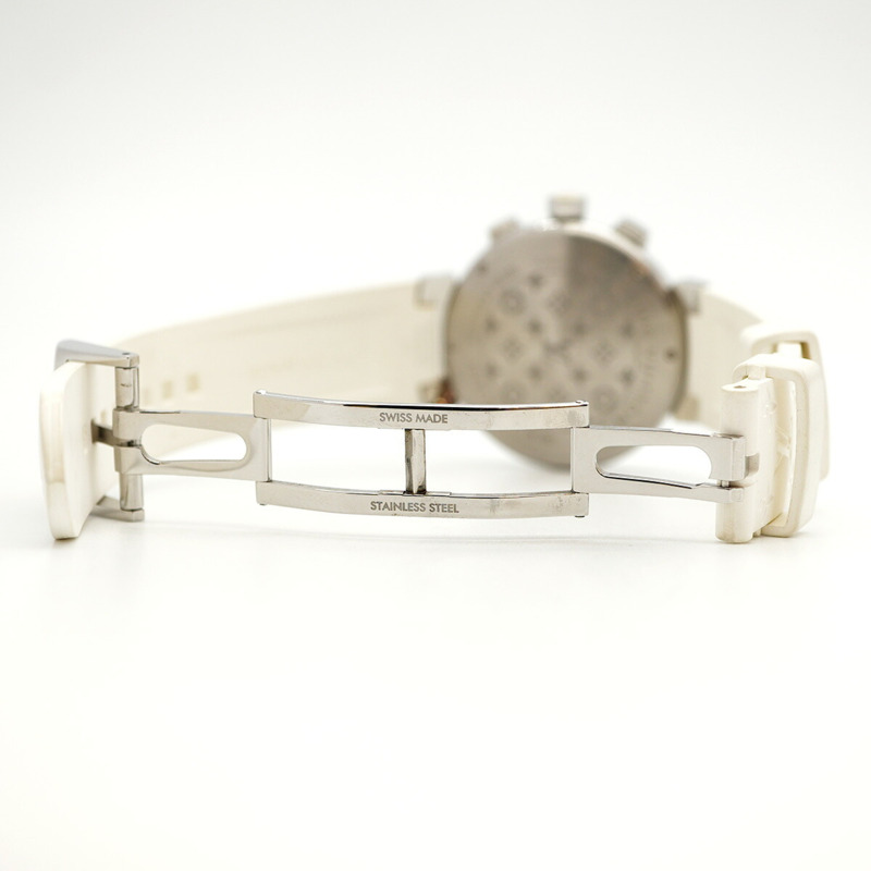 路易威登 Tambour Q11BA 白色錶盤男士腕錶-4