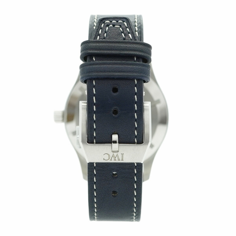 IWC 沙夫豪森飛行員 IW328203 男款藍色錶盤手錶-7