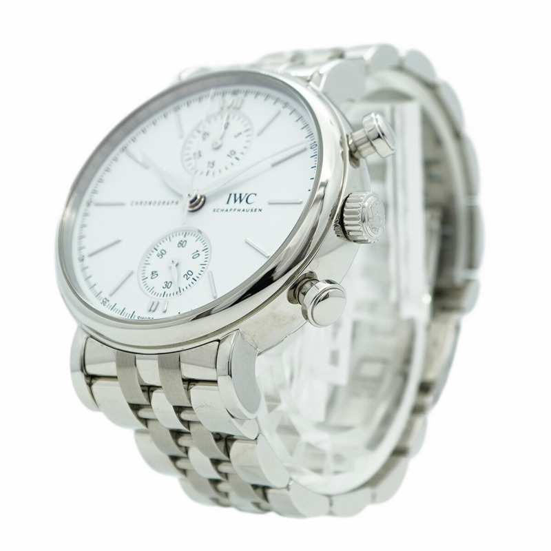 IWC萬國錶沙夫豪森Portofino IW391503白色錶盤男士腕錶-2