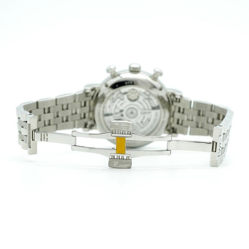 IWC萬國錶沙夫豪森Portofino IW391503白色錶盤男士腕錶-4