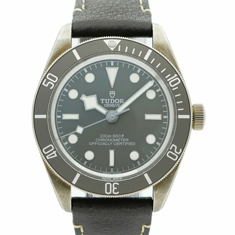 帝舵碧灣系列 79010SG 灰色錶盤男士腕錶