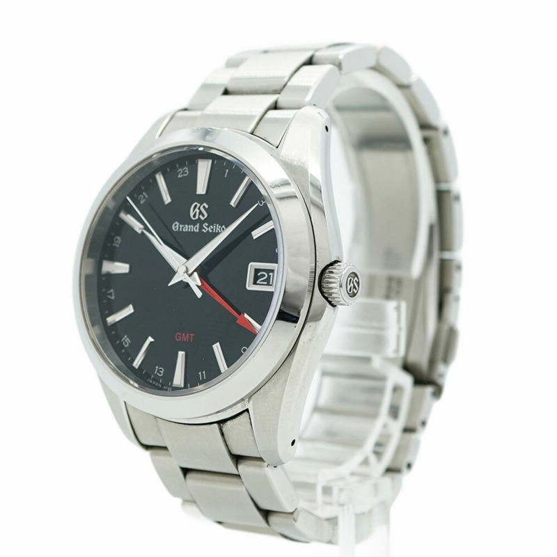 精工 Grand 9F86-0AF0 SBGN013 黑色錶盤男士腕錶-2