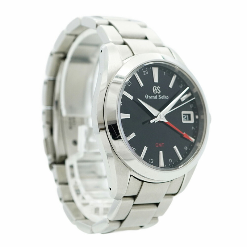 精工 Grand 9F86-0AF0 SBGN013 黑色錶盤男士腕錶-3