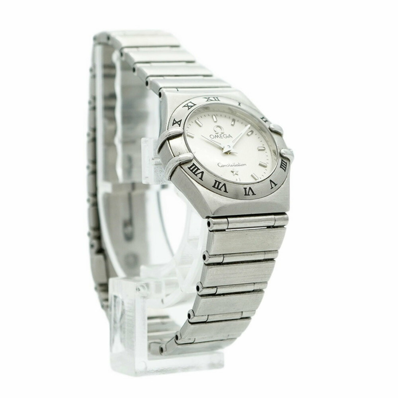 歐米茄星座系列 1562.30 銀色錶盤女錶-3