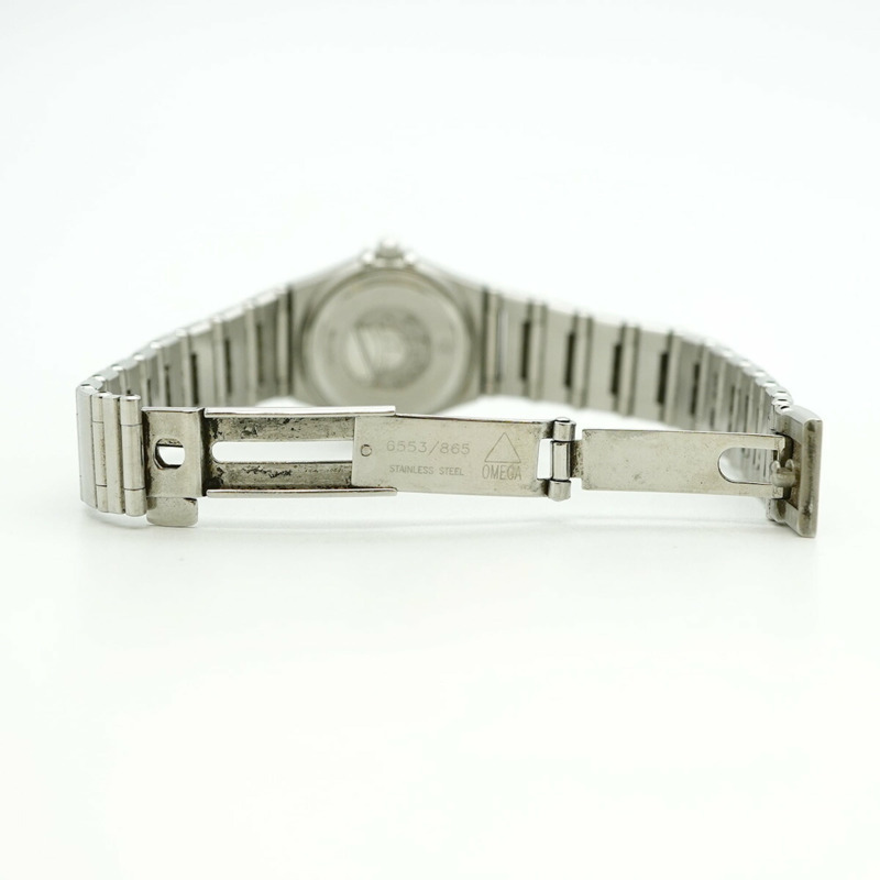 歐米茄星座系列 1562.30 銀色錶盤女錶-4