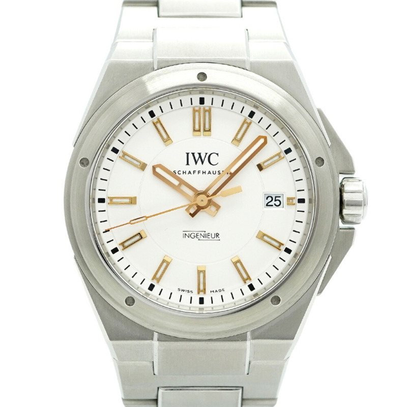 IWC 沙夫豪森工程師 IW323906 銀色錶盤男士手錶-0