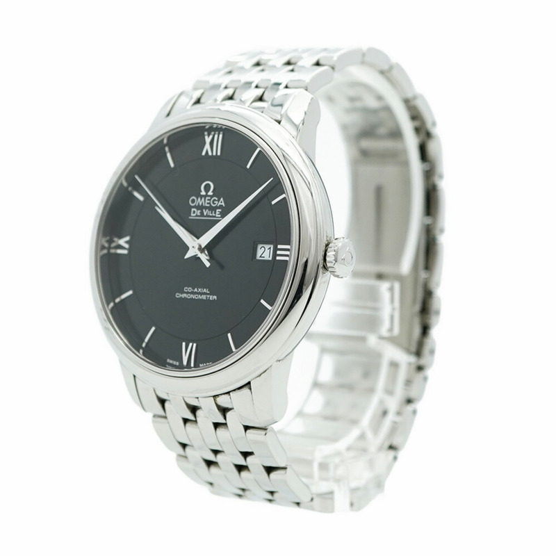 歐米茄碟飛系列 424.10.40.20.01.001 黑色錶盤男士腕錶-2