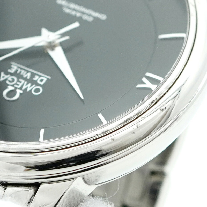 歐米茄碟飛系列 424.10.40.20.01.001 黑色錶盤男士腕錶-7