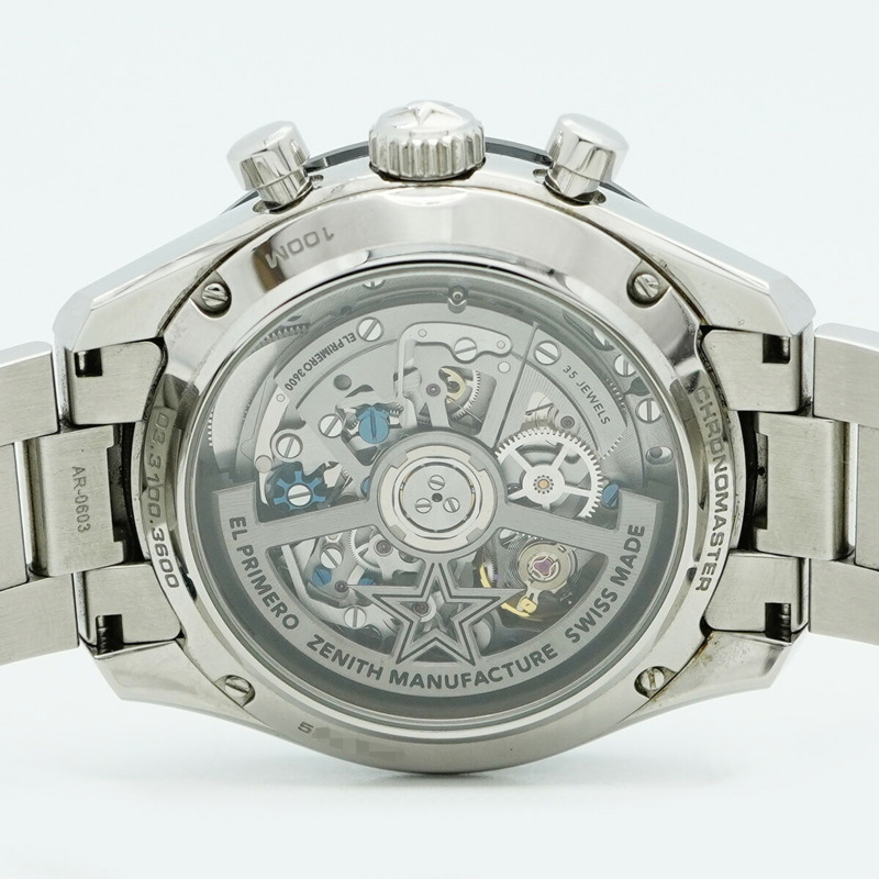 真力時 Chronomaster 03.3100.3600 白色錶盤男士腕錶-5