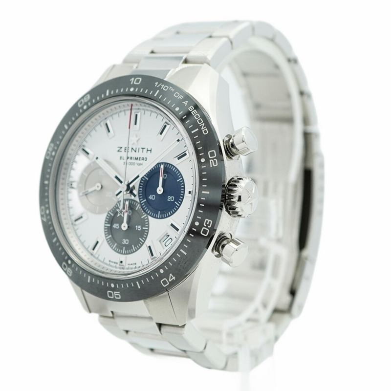 真力時 Chronomaster 03.3100.3600 白色錶盤男士腕錶-2